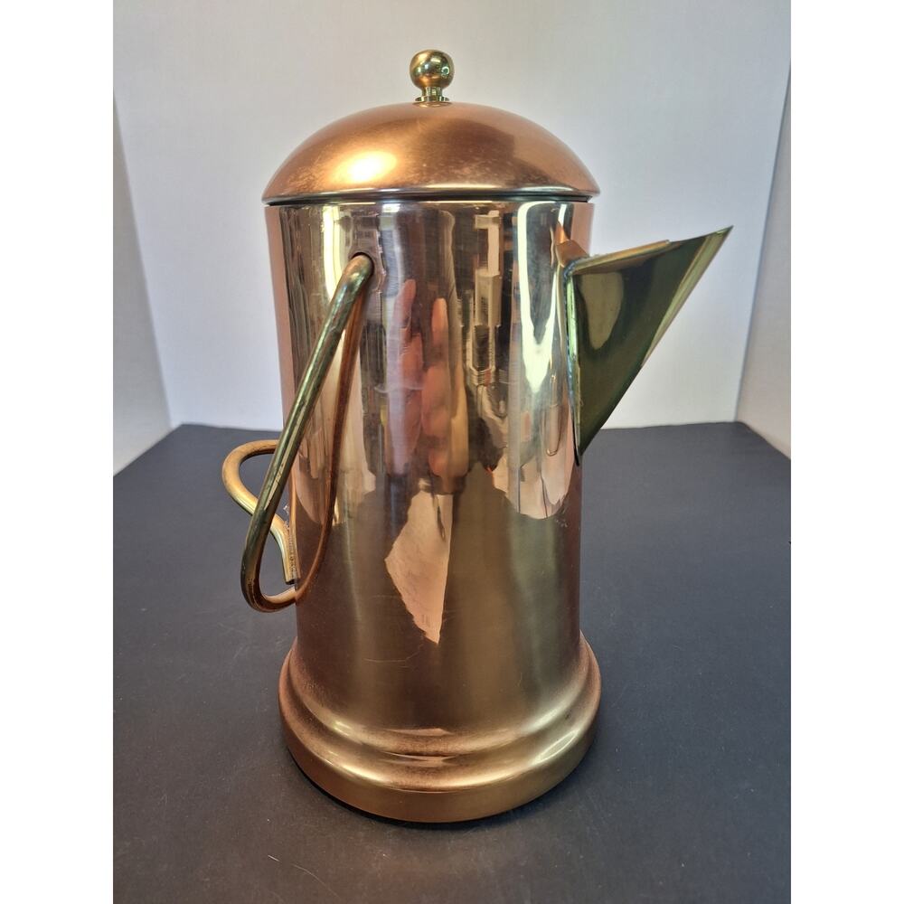 Vintage Copper Teapot, Swing Handle